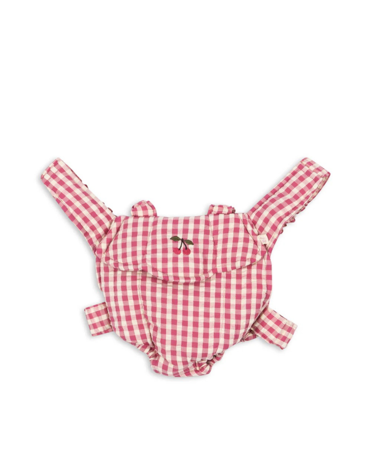 Doll Carrier - Bubblegum Check by Konges Sløjd 