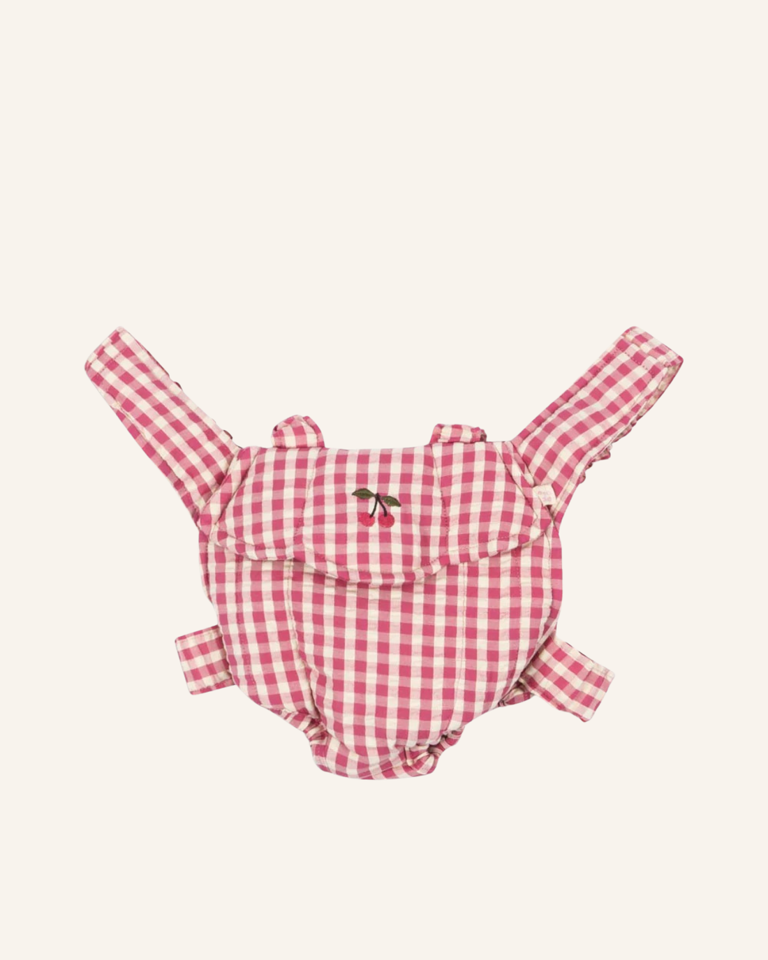 Doll Carrier - Bubblegum Check by Konges Sløjd