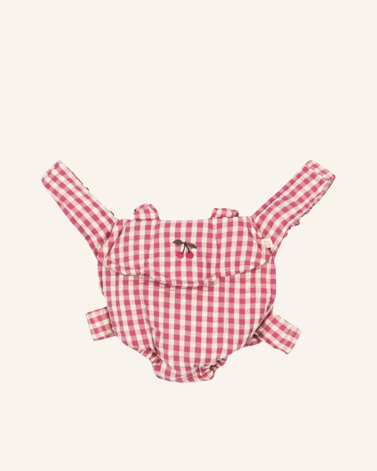 Doll Carrier - Bubblegum Check by Konges Sløjd