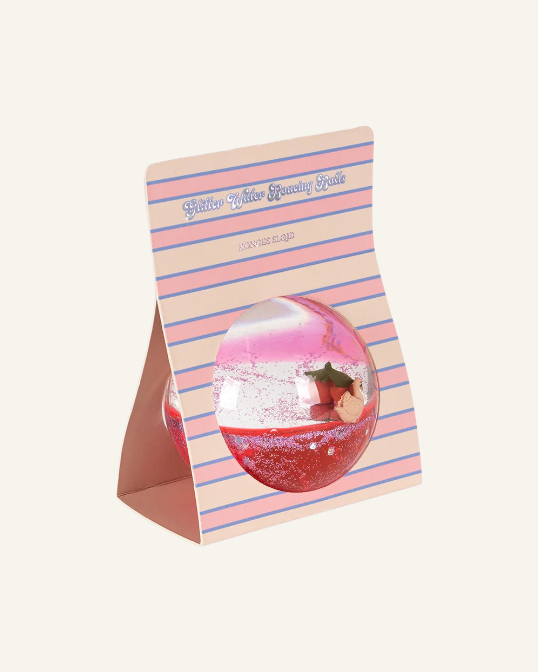 Glitter Water Ball - Swan &amp; Cherry by Konges Sløjd