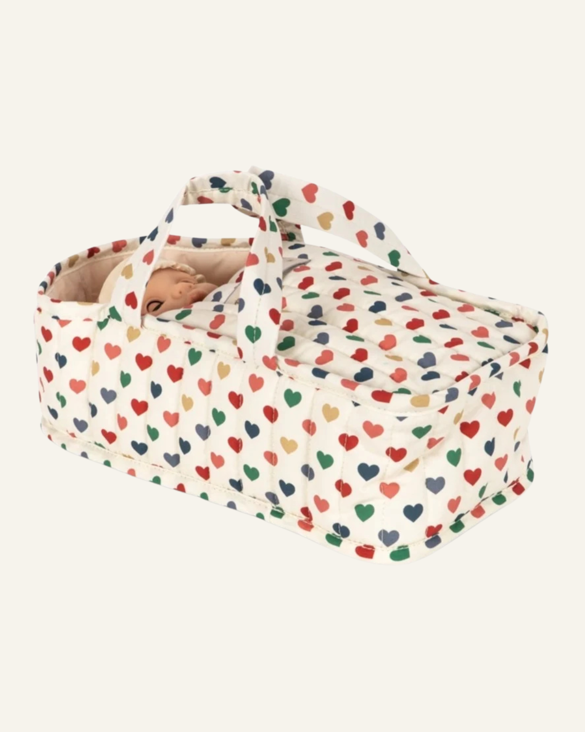 Lola Baby Doll Set -Coeur Coloré by Konges Sløjd