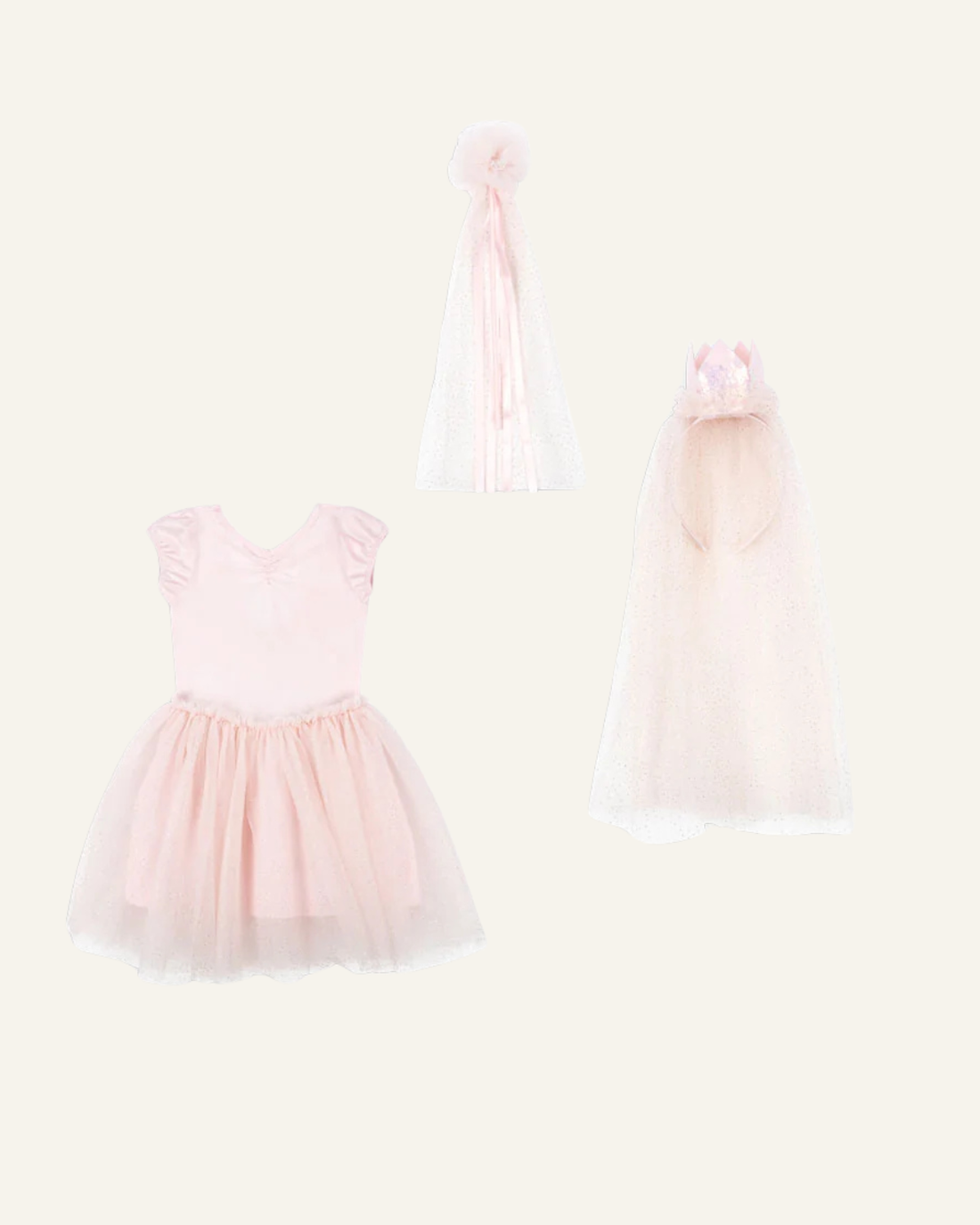 KONGES SLØJD ❘ Princess Crown Costume - Cloud Pink