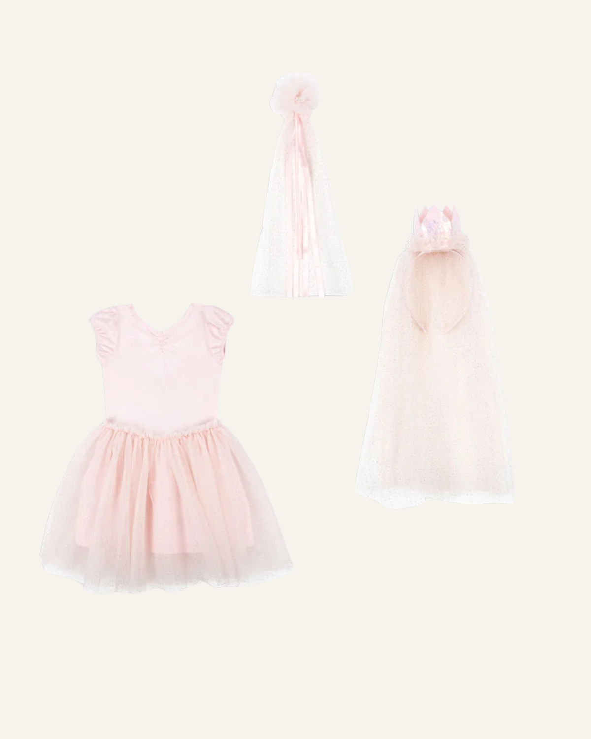 KONGES SLØJD ❘ Princess Crown Costume - Cloud Pink