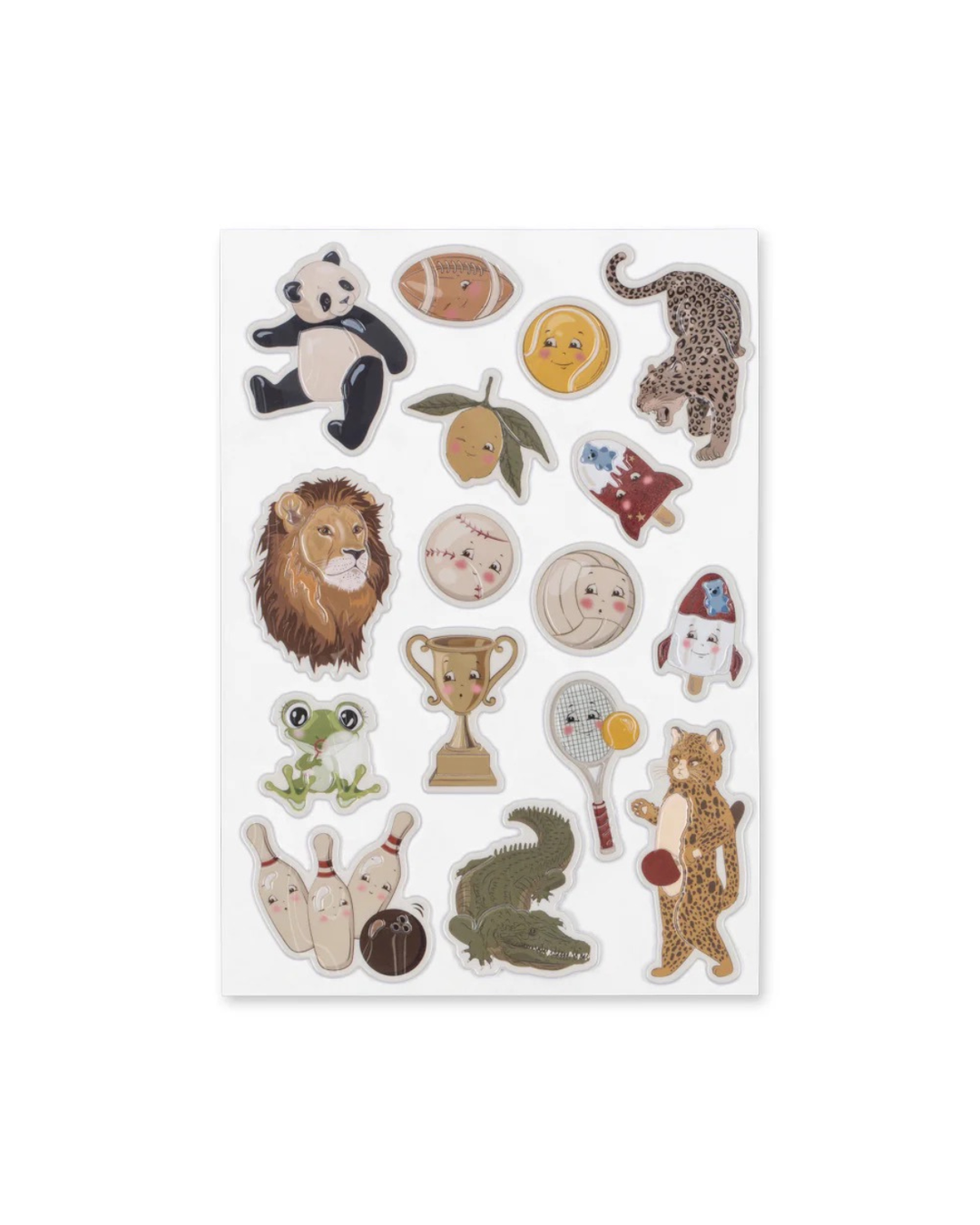 Puffy Stickers - Animals by Konges Sløjd 