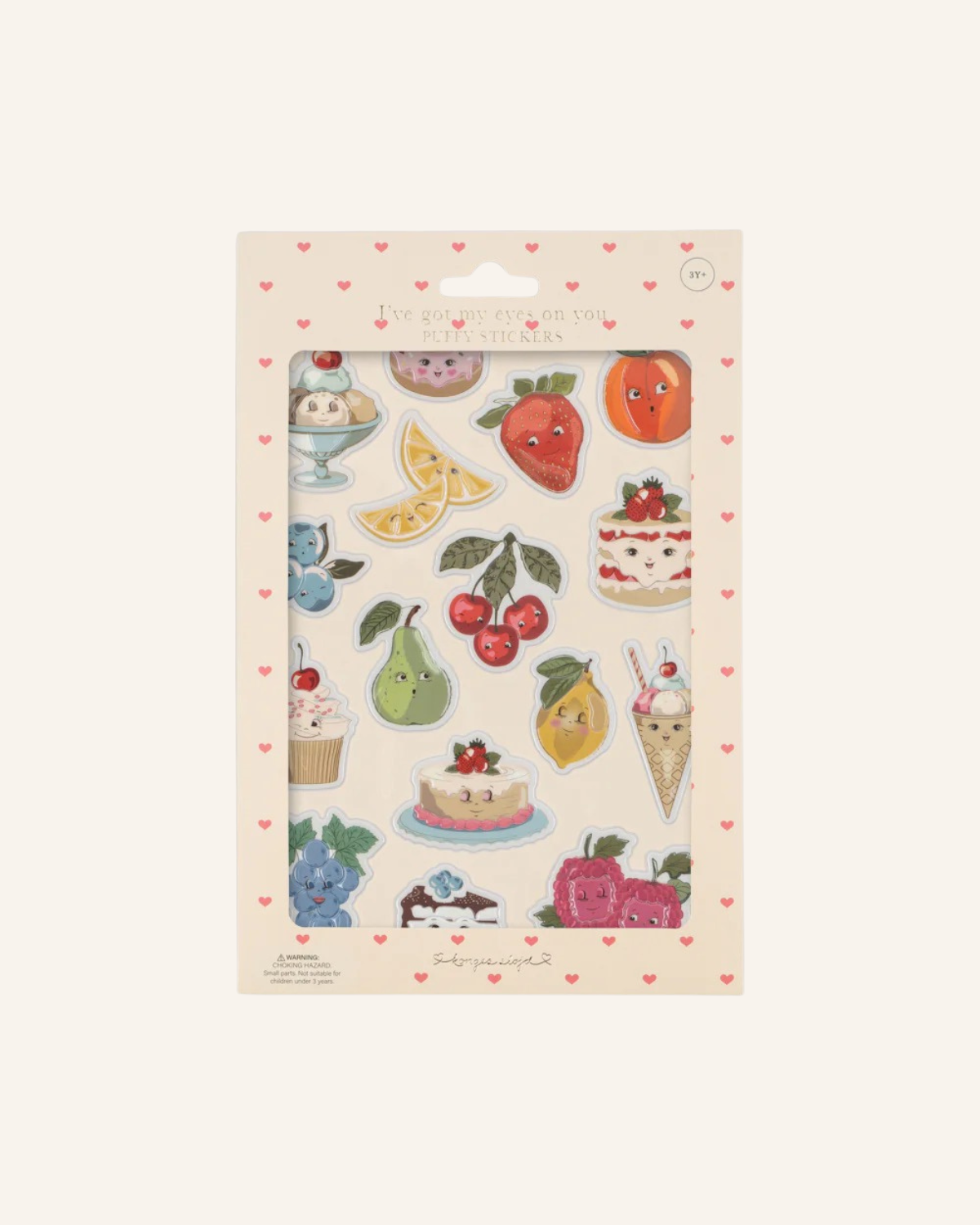 Puffy Stickers - Fruity by Konges Sløjd