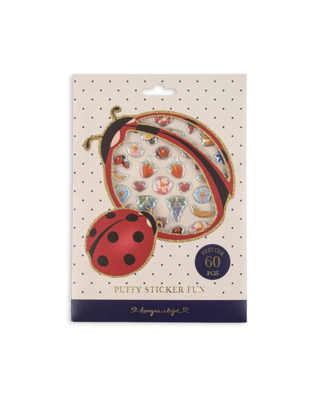 Puffy Stickers - Ladybug by Konges Sløjd 