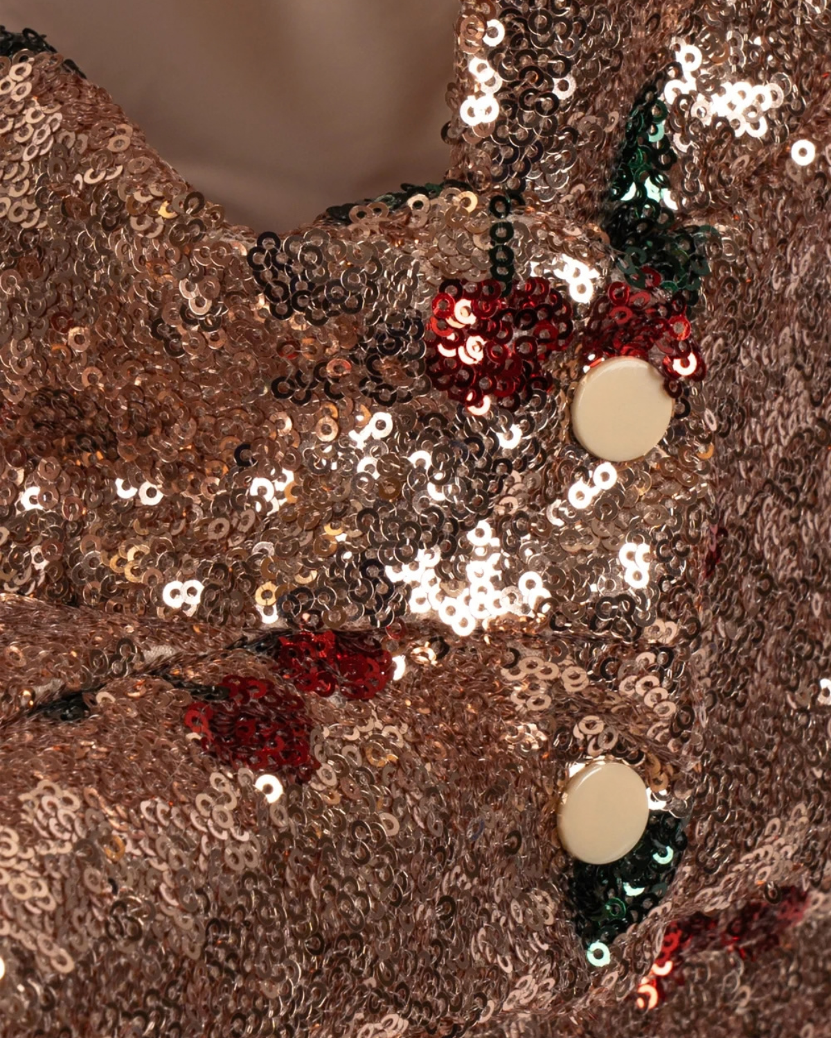 Sparkly Minnie Doll Pram - Cherry Sequin by Konges Sløjd