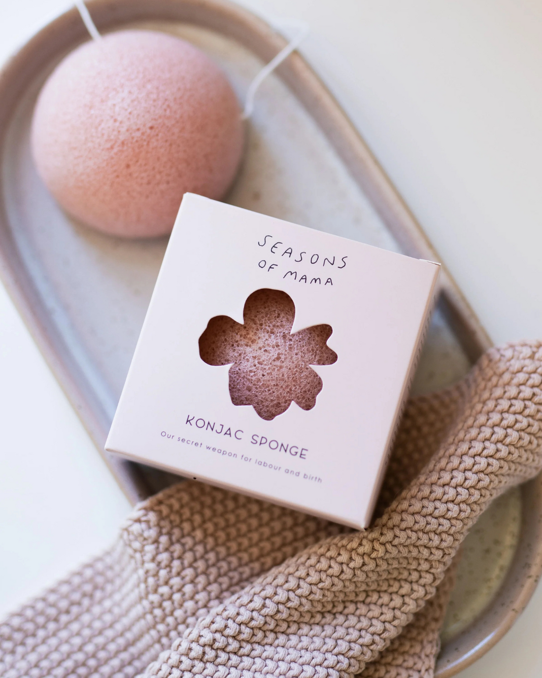 Konjac Sponge for Labour by Seasons of Mama 