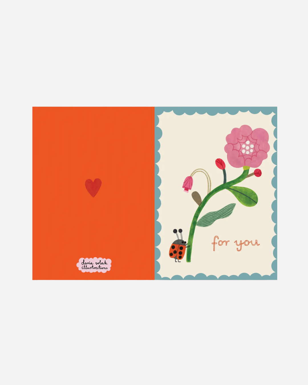 Welcome Card by Daria Solak Illustrations