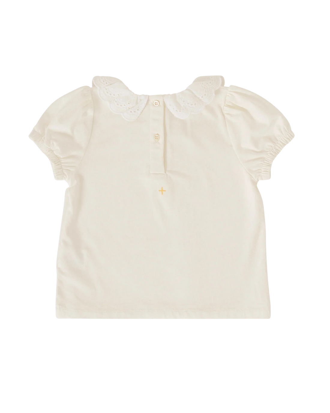 Goldie + Ace - Laura Puff Sleeve Collar T-Shirt 