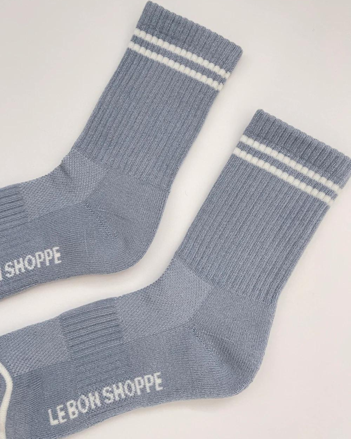 Le Bon Shoppe - Boyfriend Socks - Blue Grey