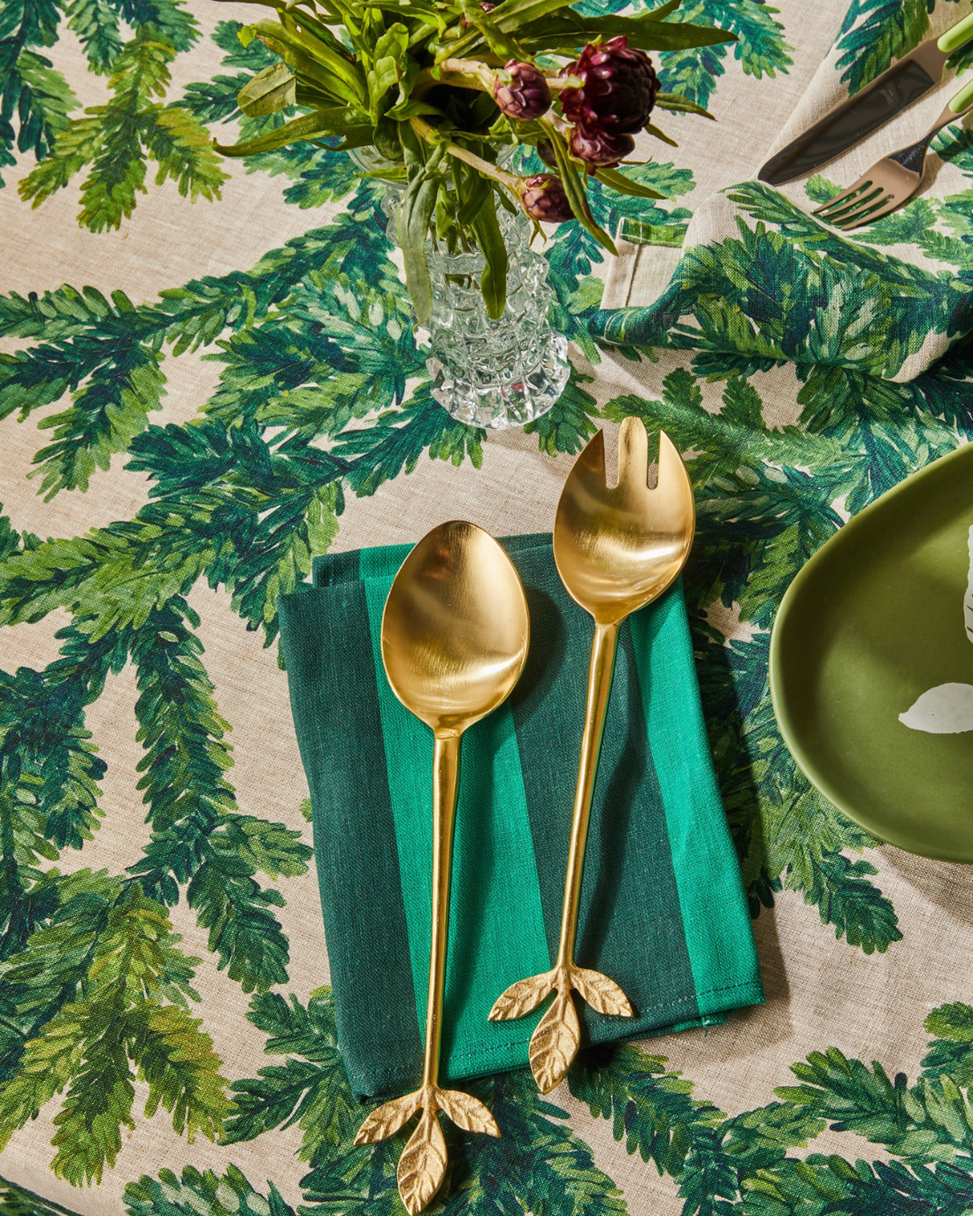 Bonnie &amp; Gold Neil Leaves Salad Servers