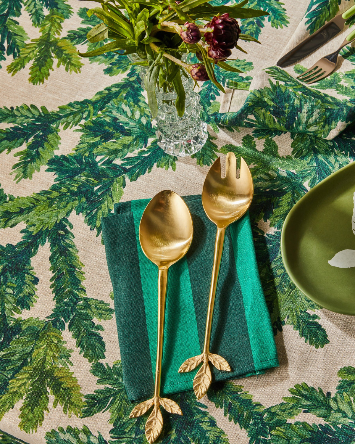 Bonnie &amp; Gold Neil Leaves Salad Servers