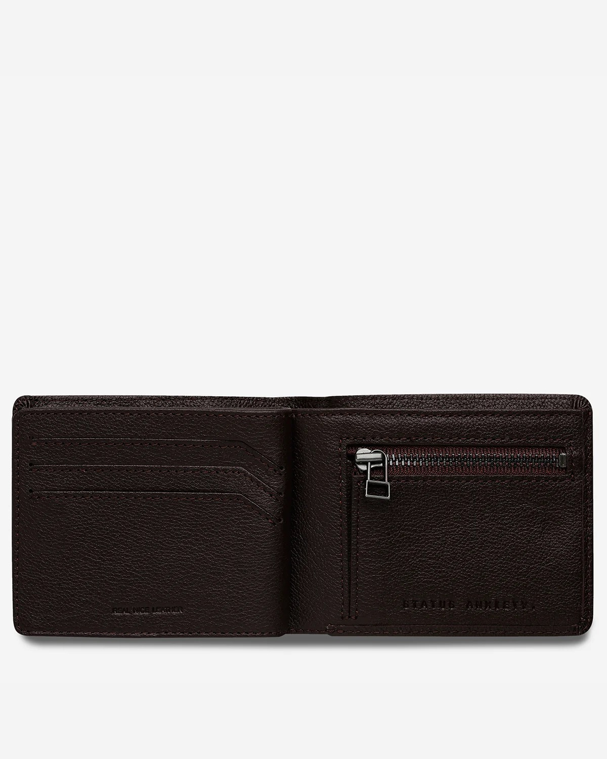 Mens Leonard Wallet - Chocolate by Status Anxiety
