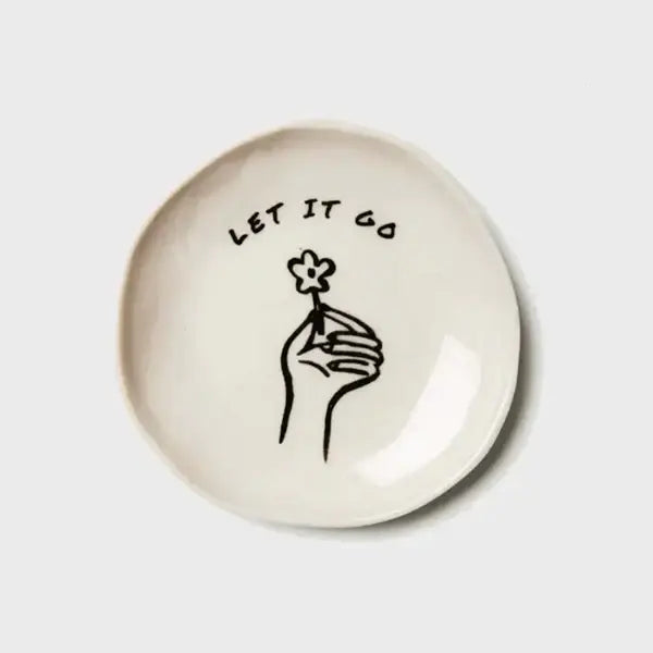Let It Go Affirmation Dish by Jones &amp; Co