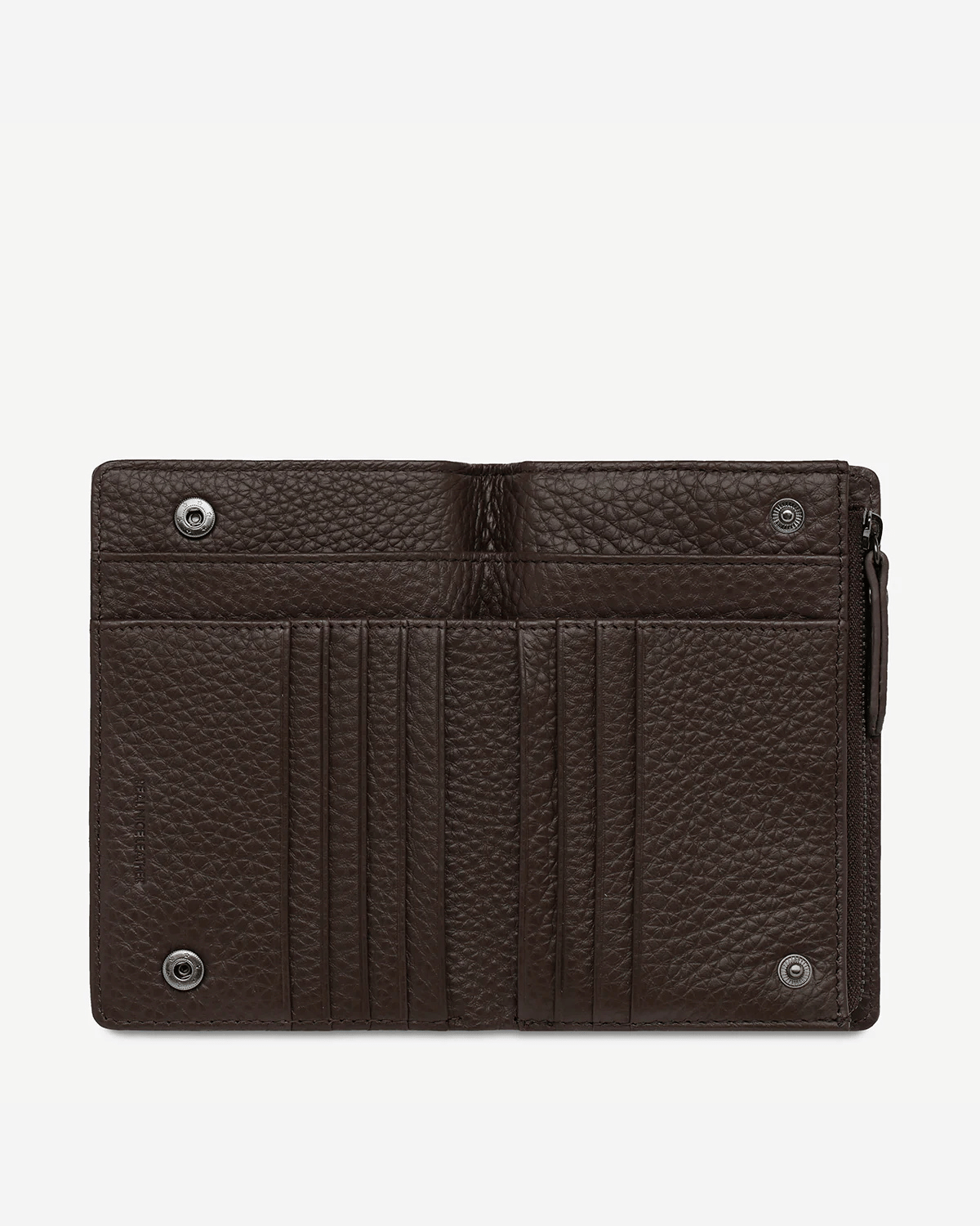 Status Anxiety Insurgency Leather Wallet - Cocoa 