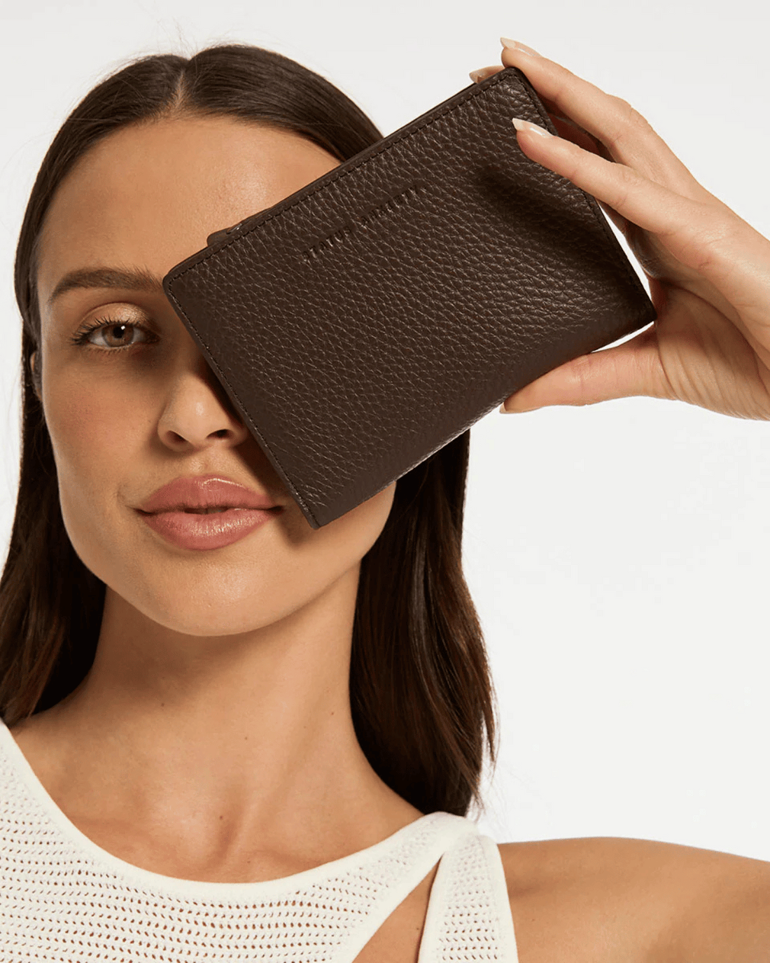 Status Anxiety Insurgency Leather Wallet - Cocoa 