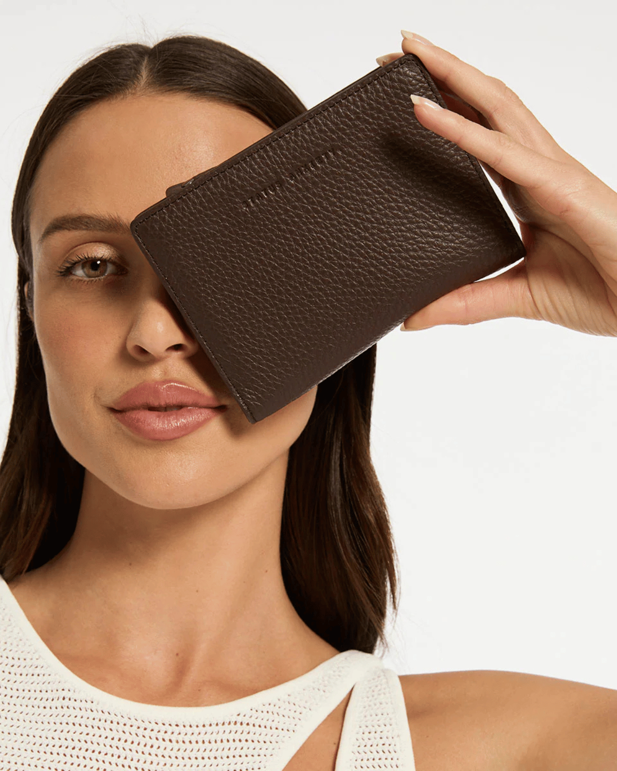 Status Anxiety Insurgency Leather Wallet - Cocoa 