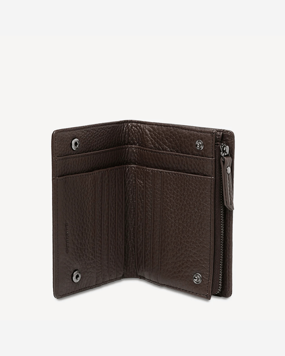 Status Anxiety Insurgency Leather Wallet - Cocoa 