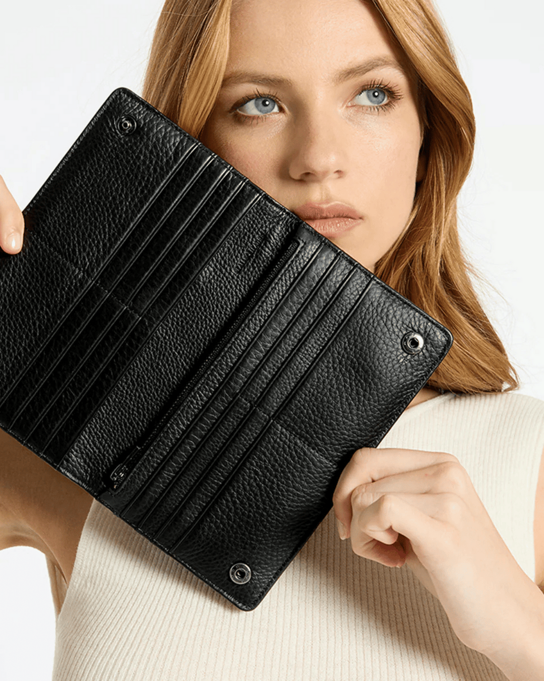 Status Anxiety Living Proof Leather Wallet - Black