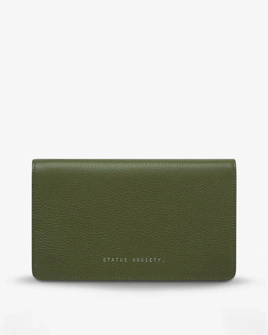 Status Anxiety Living Proof Leather Wallet - Khaki