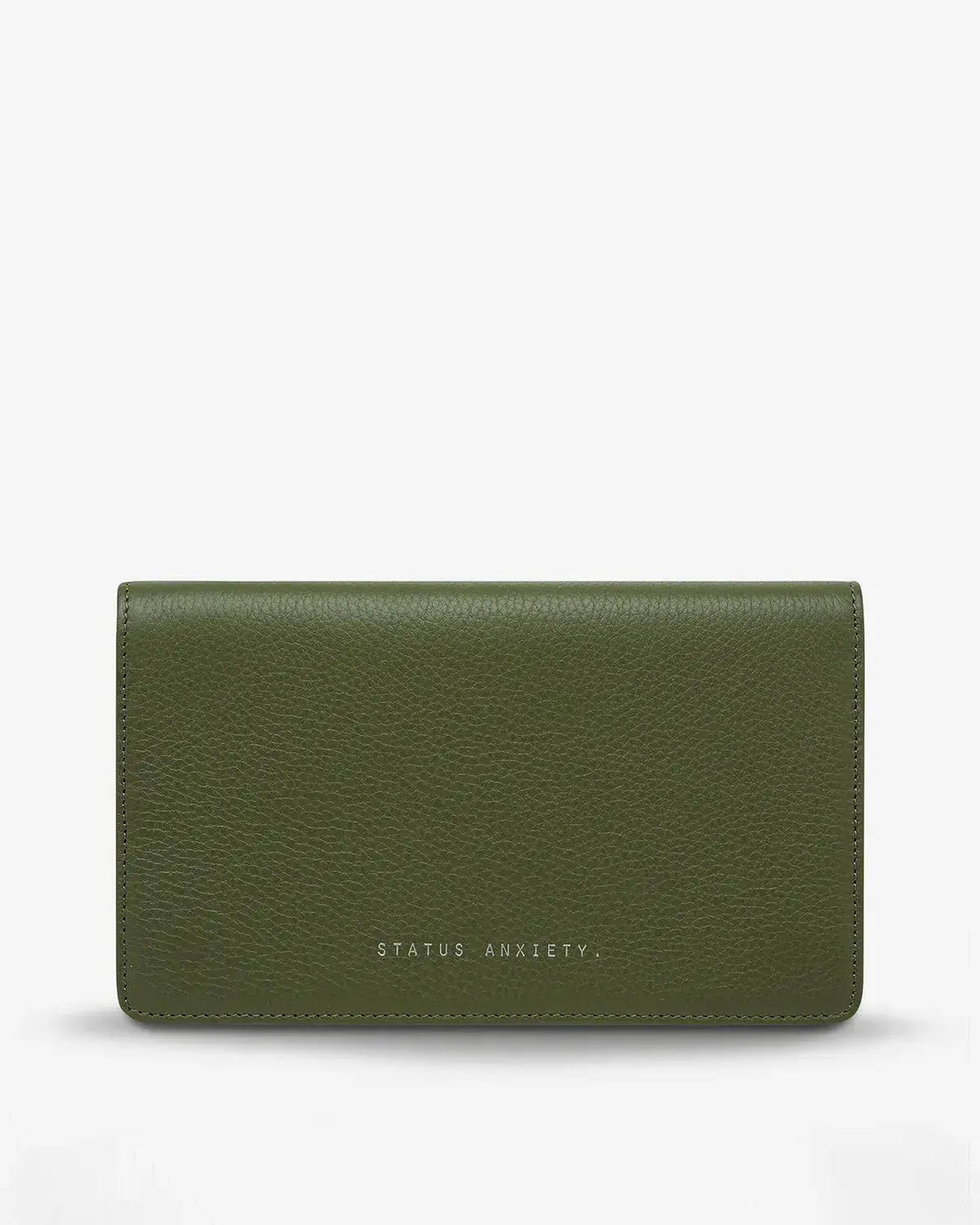 Status Anxiety Living Proof Leather Wallet - Khaki