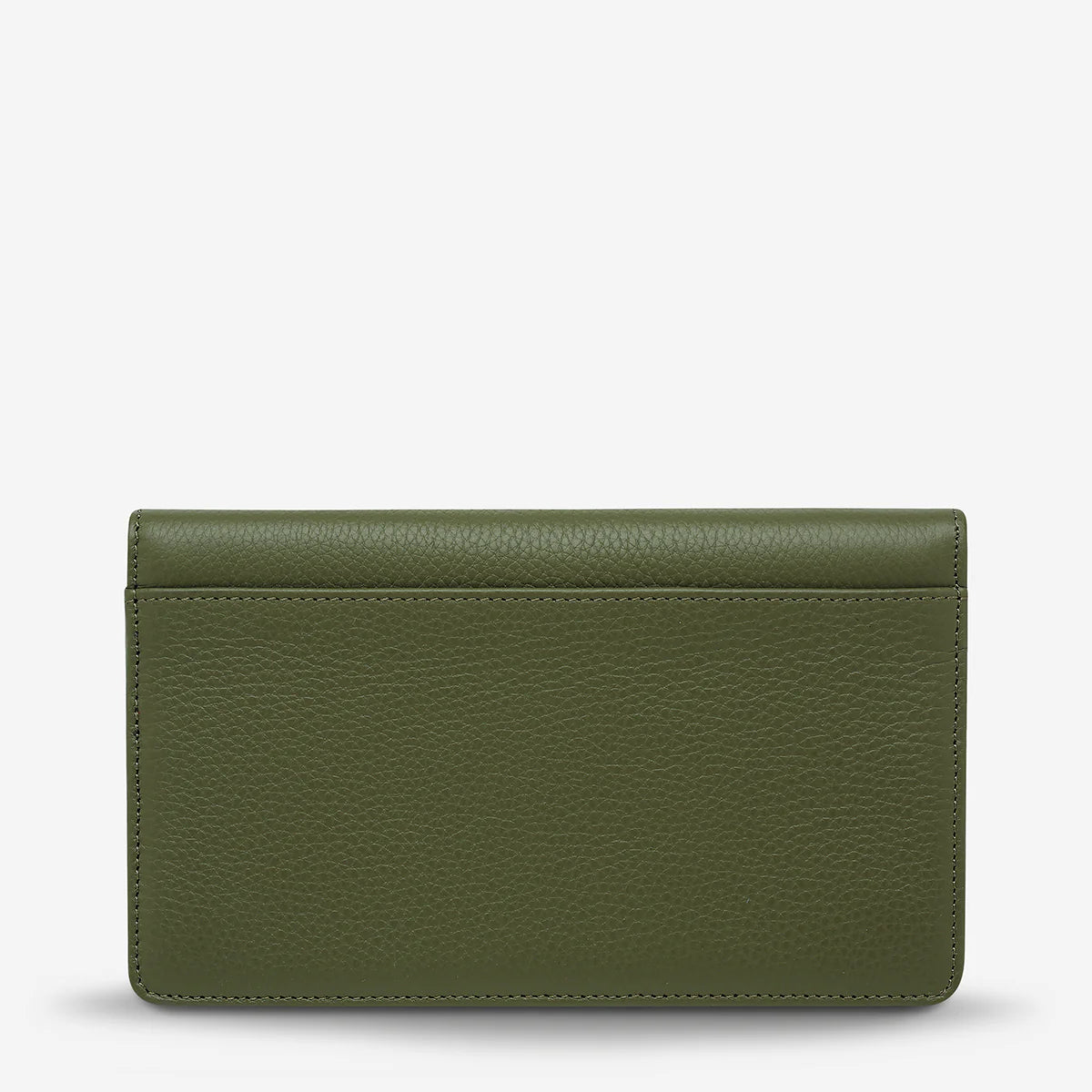 Status Anxiety Living Proof Leather Wallet - Khaki 