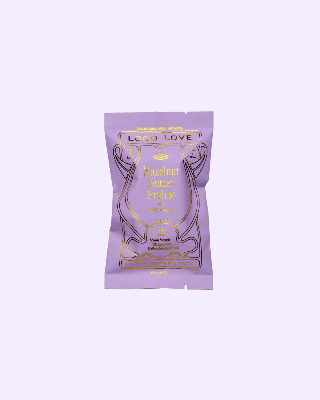 Loco Love Hazelnut Praline Chocolate - Single 30g