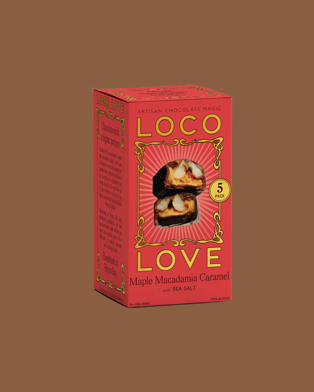 Maple Macadamia Caramel Chocolate - 5 Pack