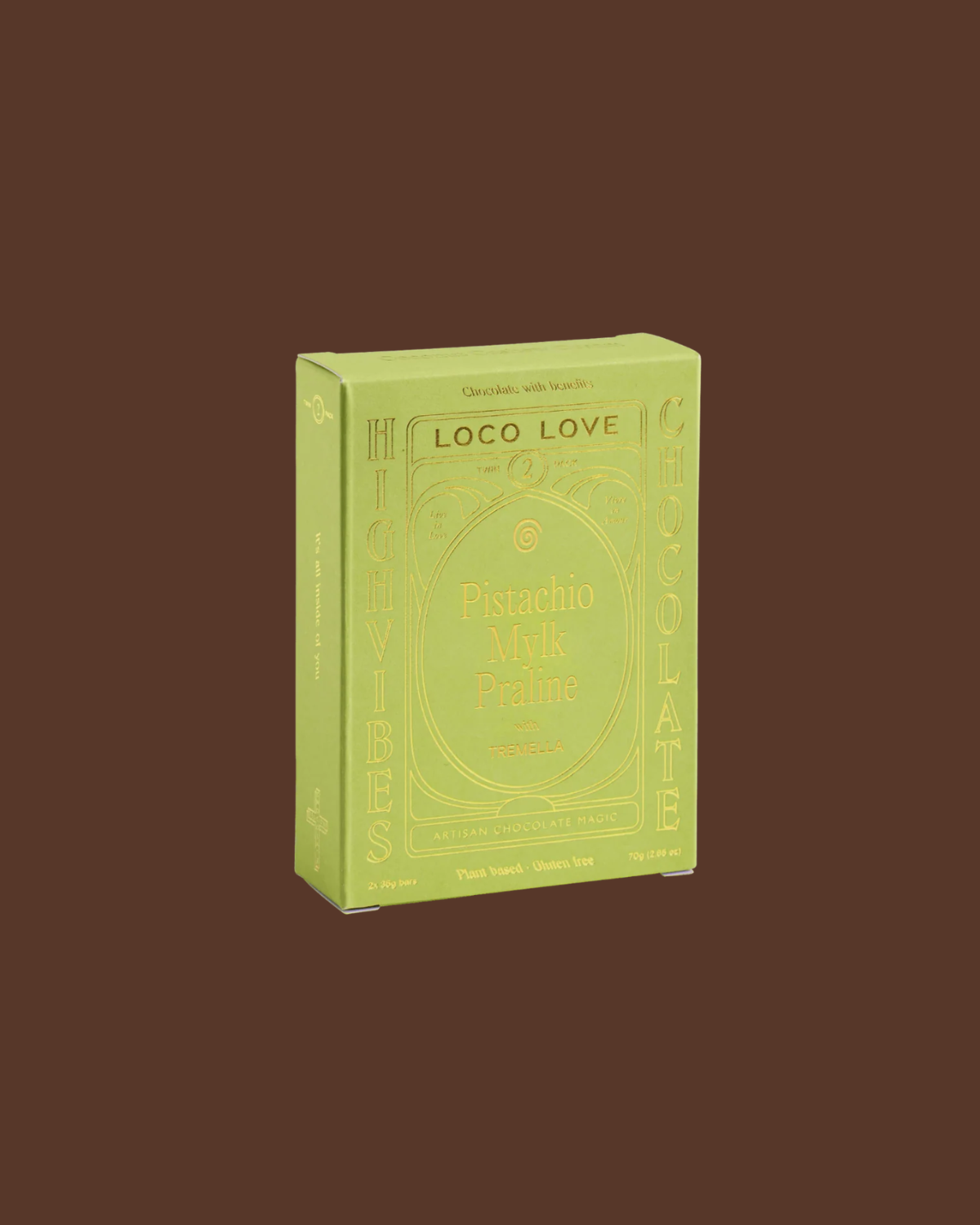 Loco Love Pistachio Mylk Praline Chocolate - Twin Pack 60g