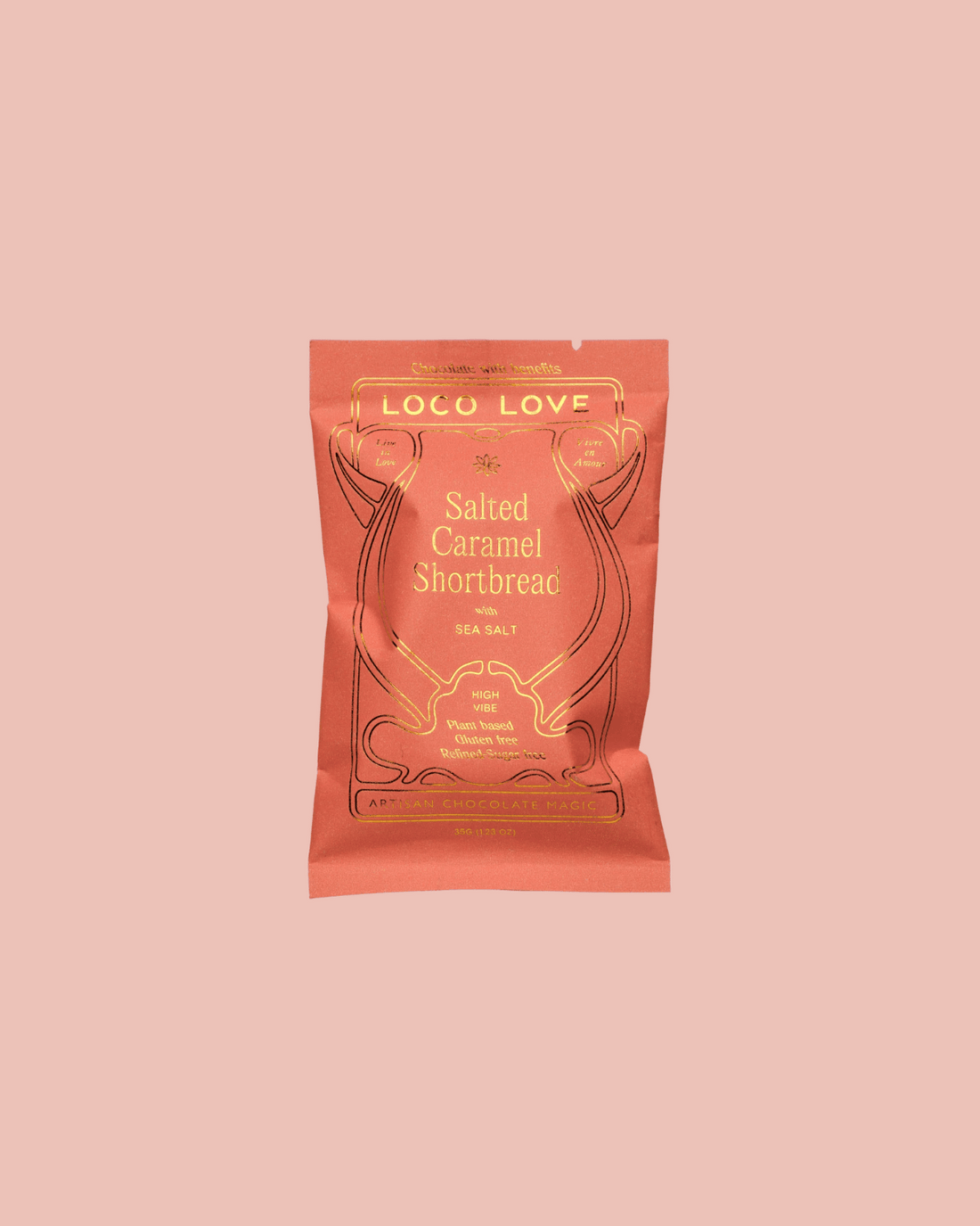 Loco Love Chocolate - Salted Caramel Shortbread - Single 30g