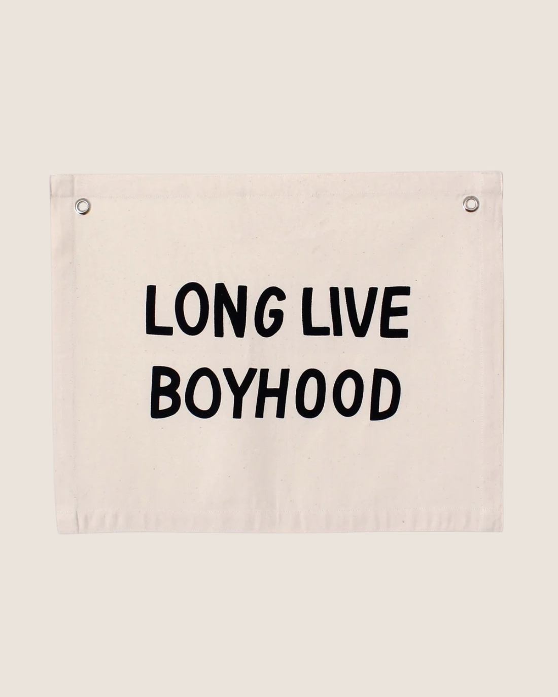 Imani Collective "Long Live Boyhood" Canvas Wall Banner.