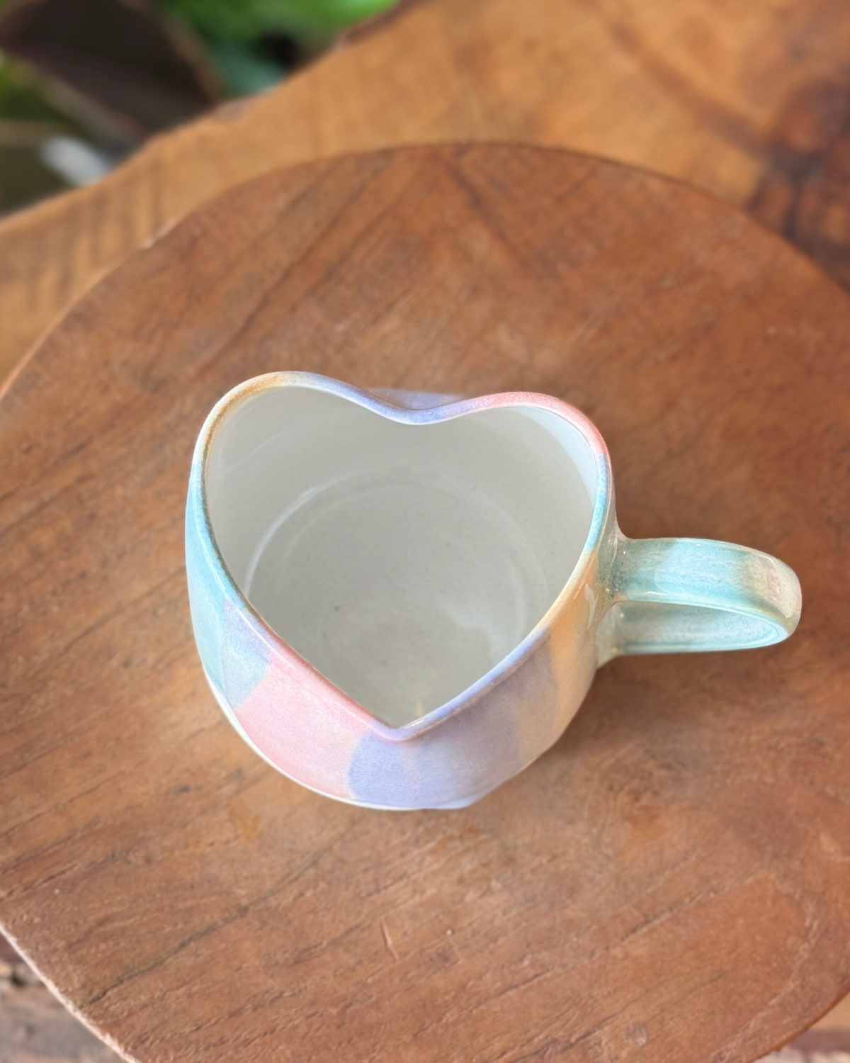 OAS Clay Creative Love Mug - Pastel Drip Glaze 