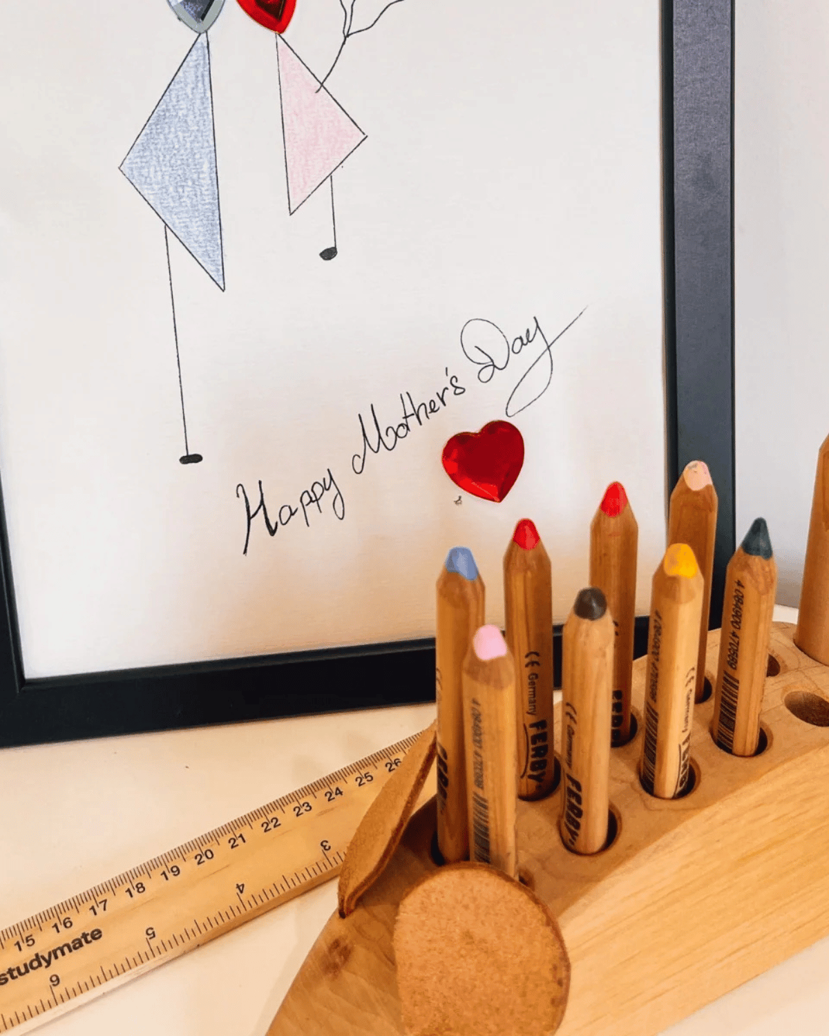 LYRA Super Ferby Unlacquered Pencils Waldorf (12 Assorted Colours) 