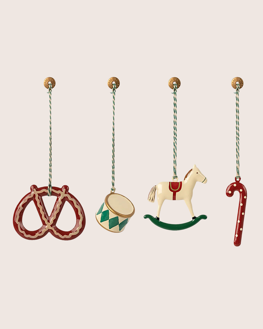 Maileg Metal Ornament Peters Christmas Set