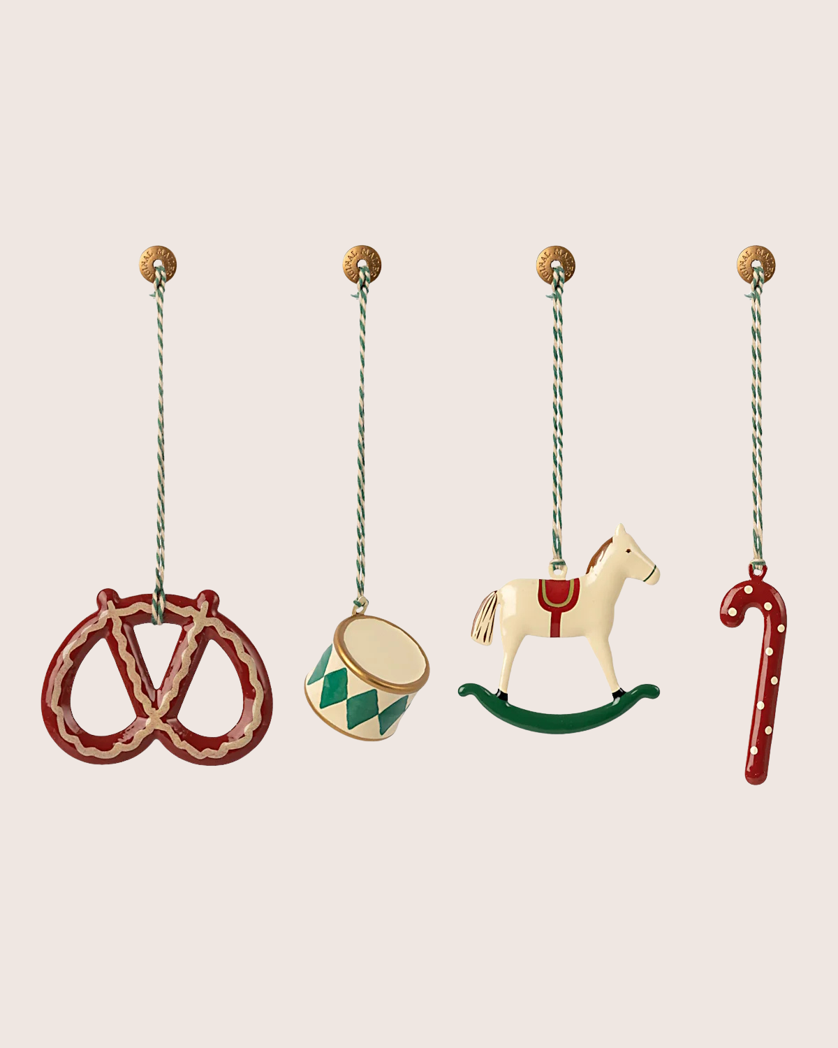 Maileg Metal Ornament Peters Christmas Set