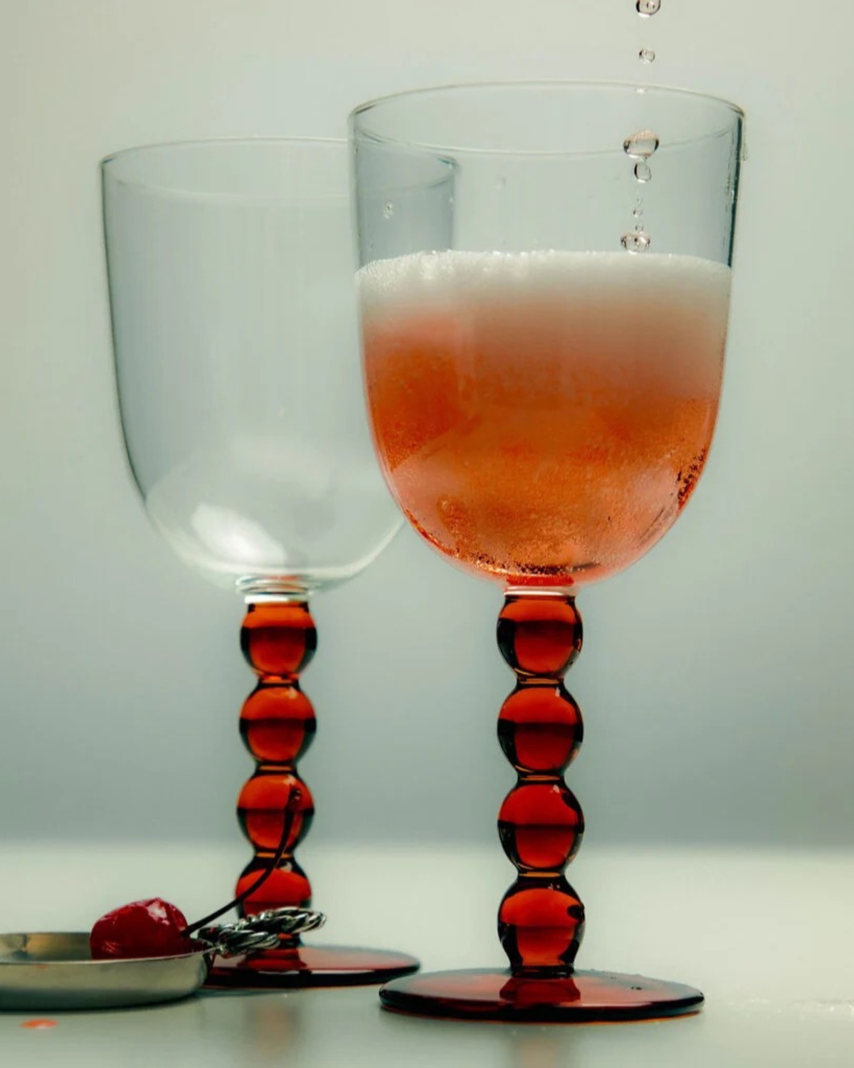 MAISON BALZAC ❘ 2 Volute Wine Glasses