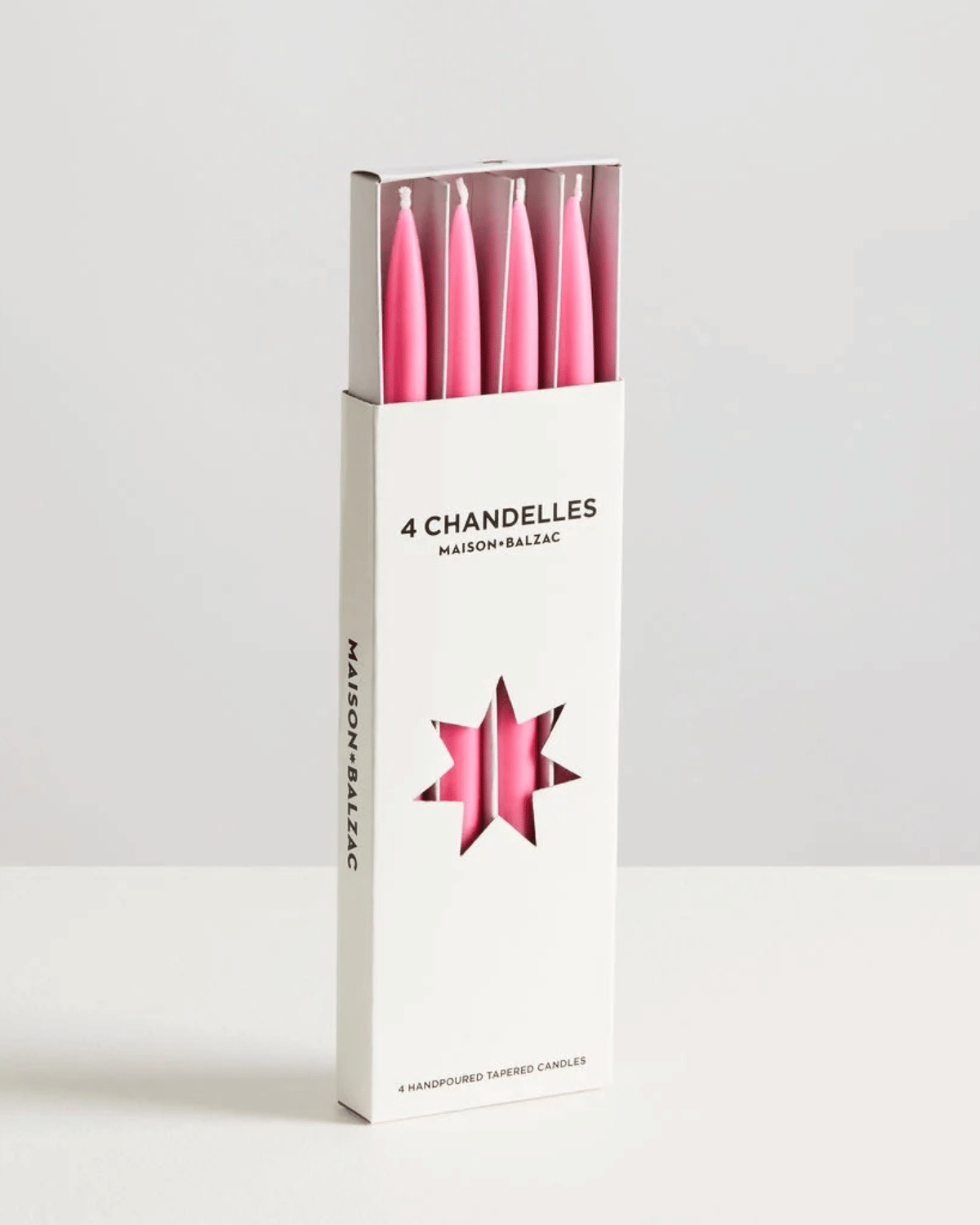 MAISON BALZAC ❘ 4 Chandelles - Very Pink