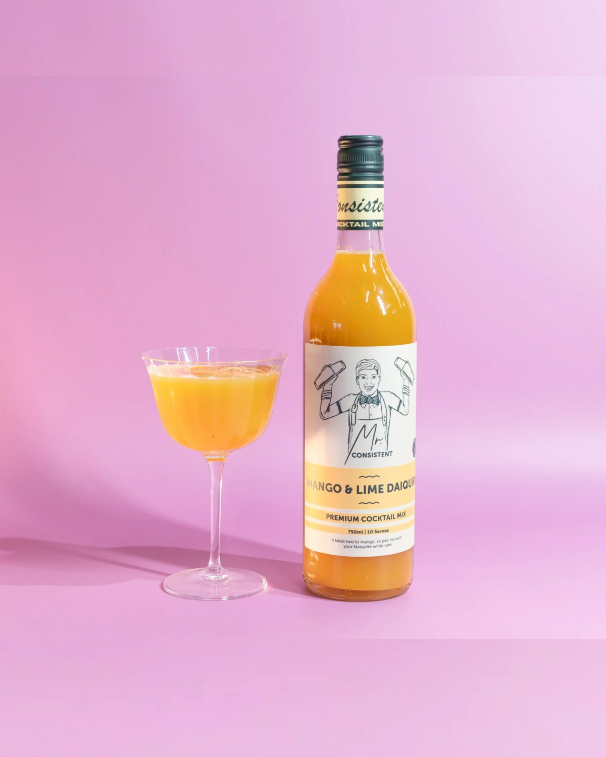 MR. CONSISTENT ❘ Mango &amp; Lime Daiquiri Cocktail Mixer (10 Serves)