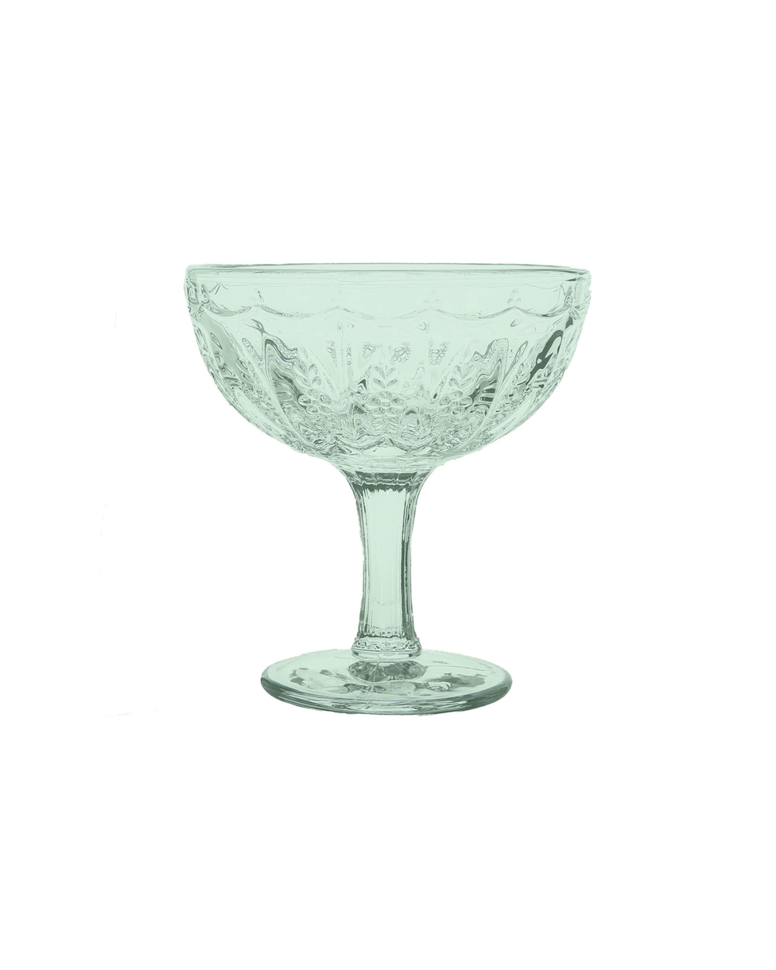 Wandering Folk Margarita Glass - Peppermint (Set of 2)