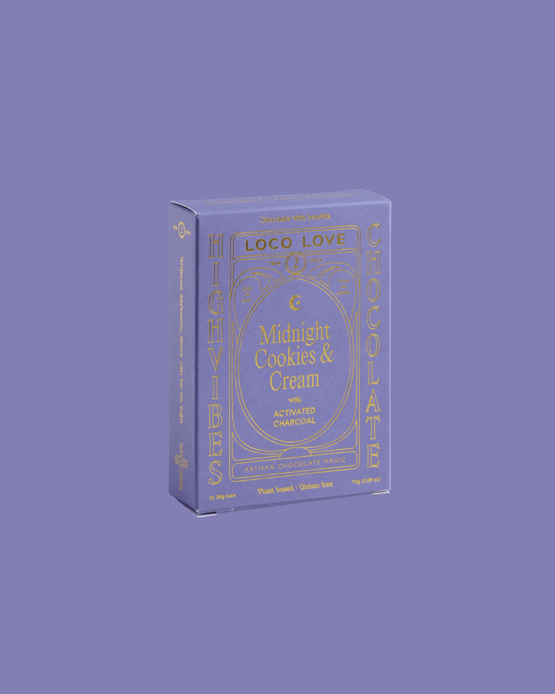 Loco Love Midnight Cookies And Creme - Twin Pack 60g