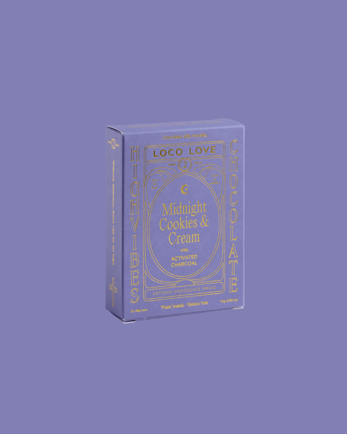Loco Love Midnight Cookies And Creme - Twin Pack 60g