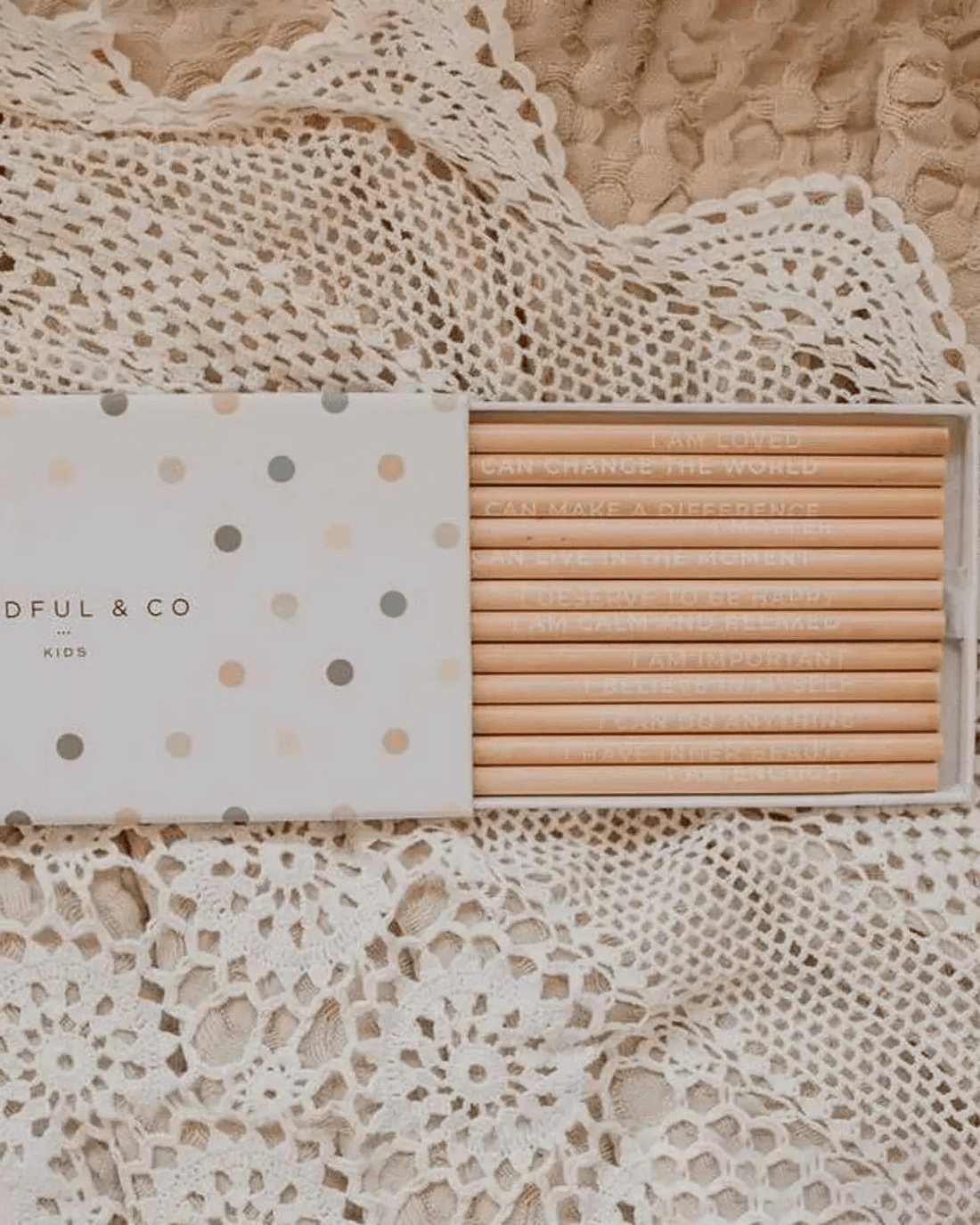 Affirmation Colouring Pencils by Mindful &amp;amp; Co Kids