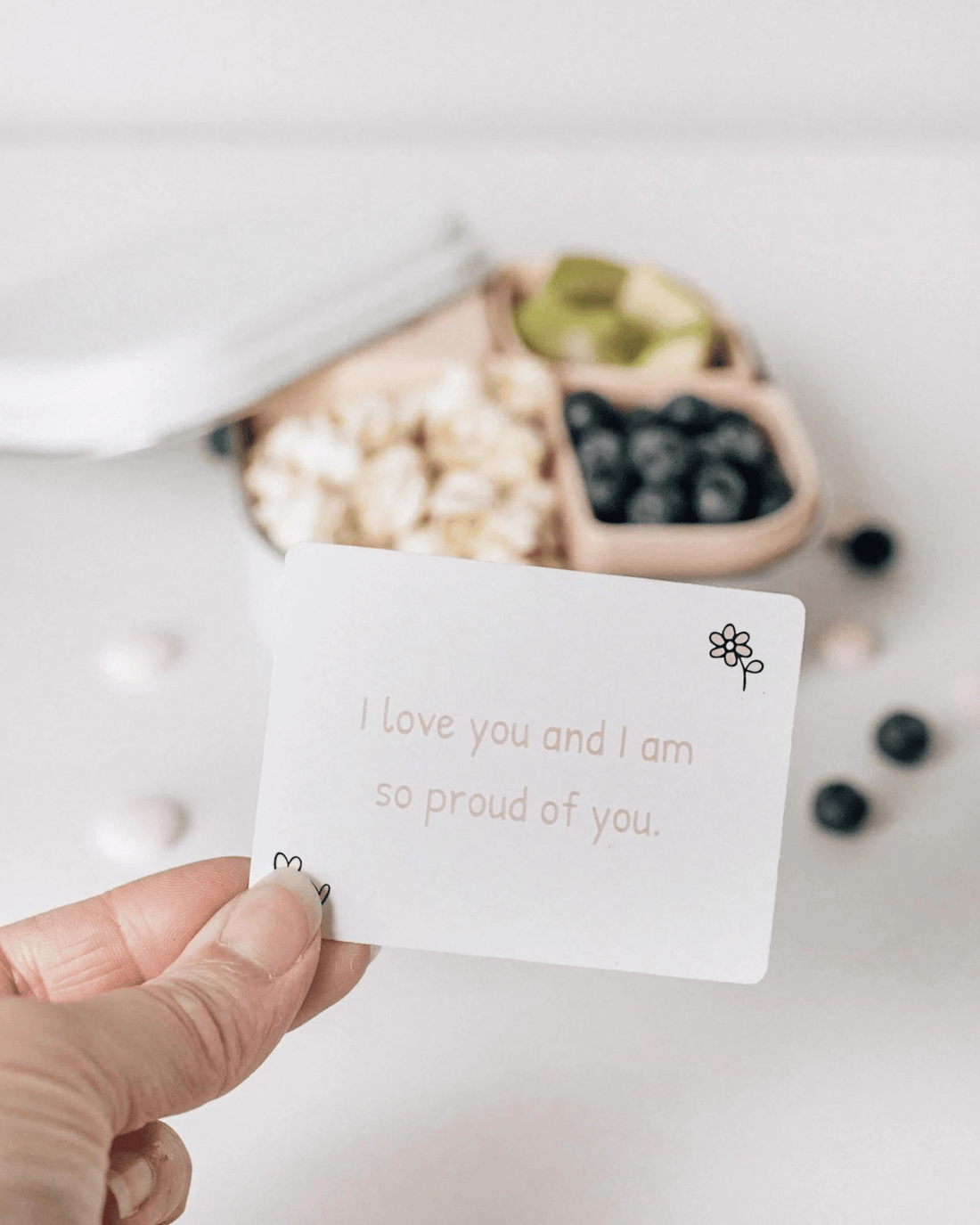 Love Note Cards by Mindful & Co Kids for lunch boxes