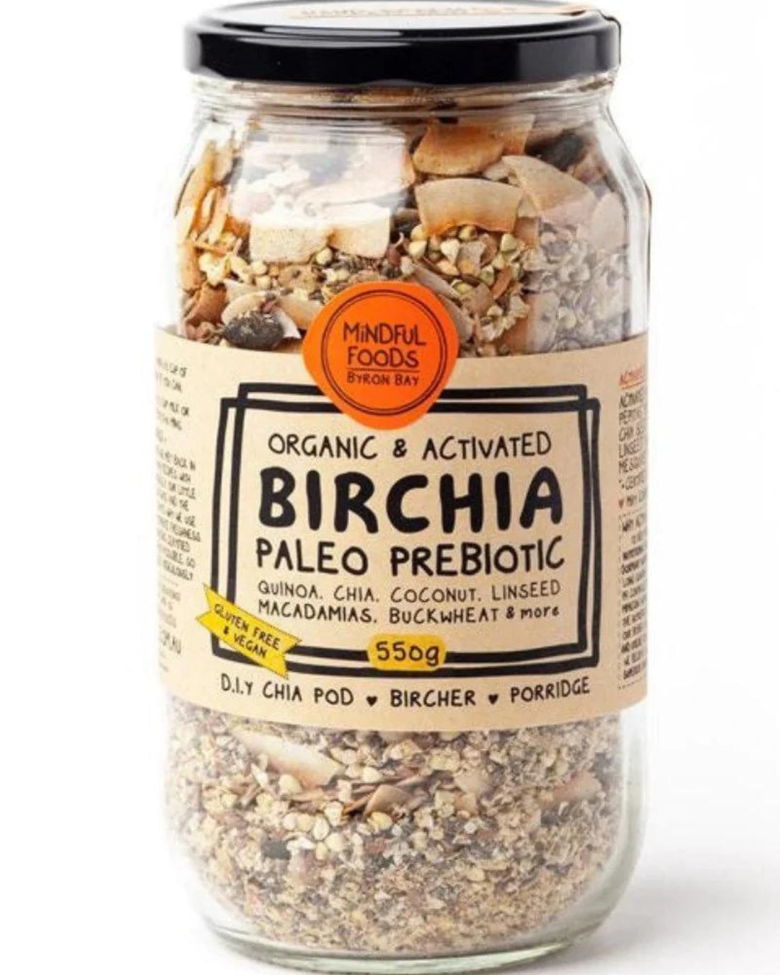  Birchia Paleo Prebiotic - Organic &amp; Activated by Mindful Foods (500g) 🌸
