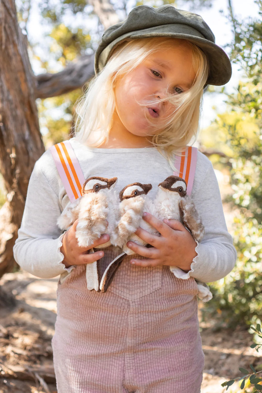 Mini Ken Kookaburra Rattle by Nana Huchy - Australian Animal Stuffed Toy