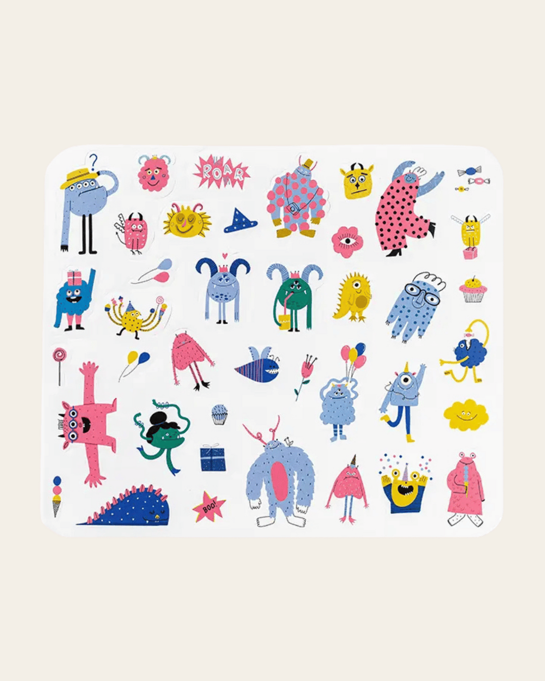 Monsters - 160 Stickers by Edicare Editora