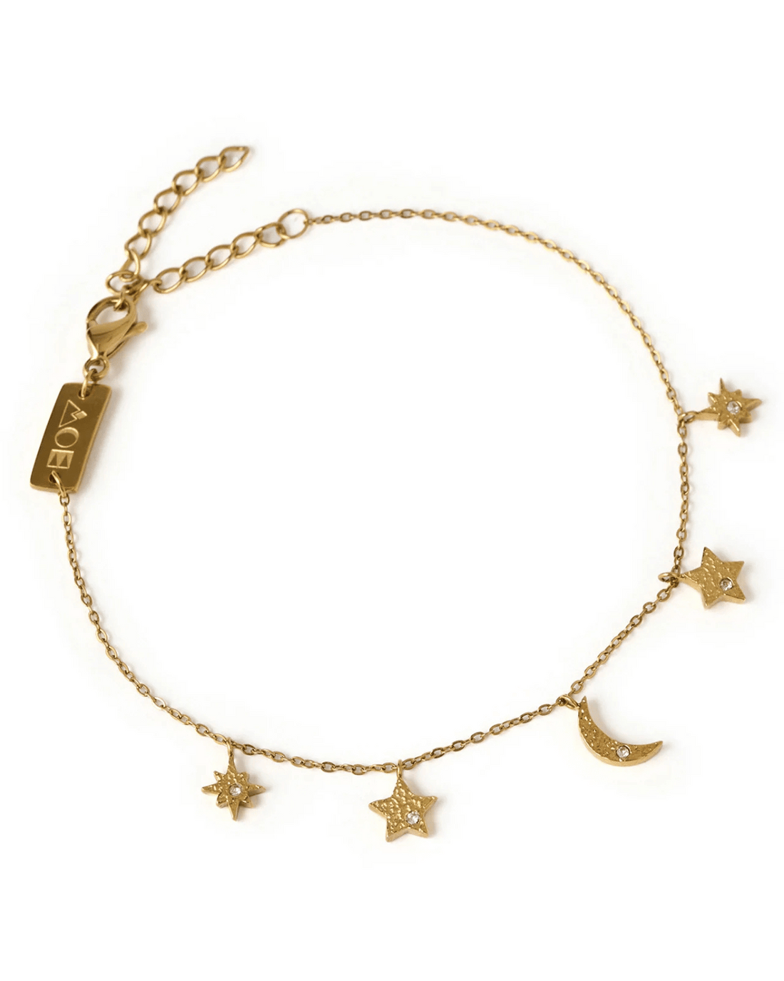 Moondust Gold Charm Bracelet