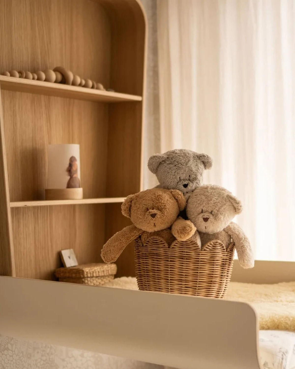 MOONIE ❘ Organic Humming Bear - Cappuccino