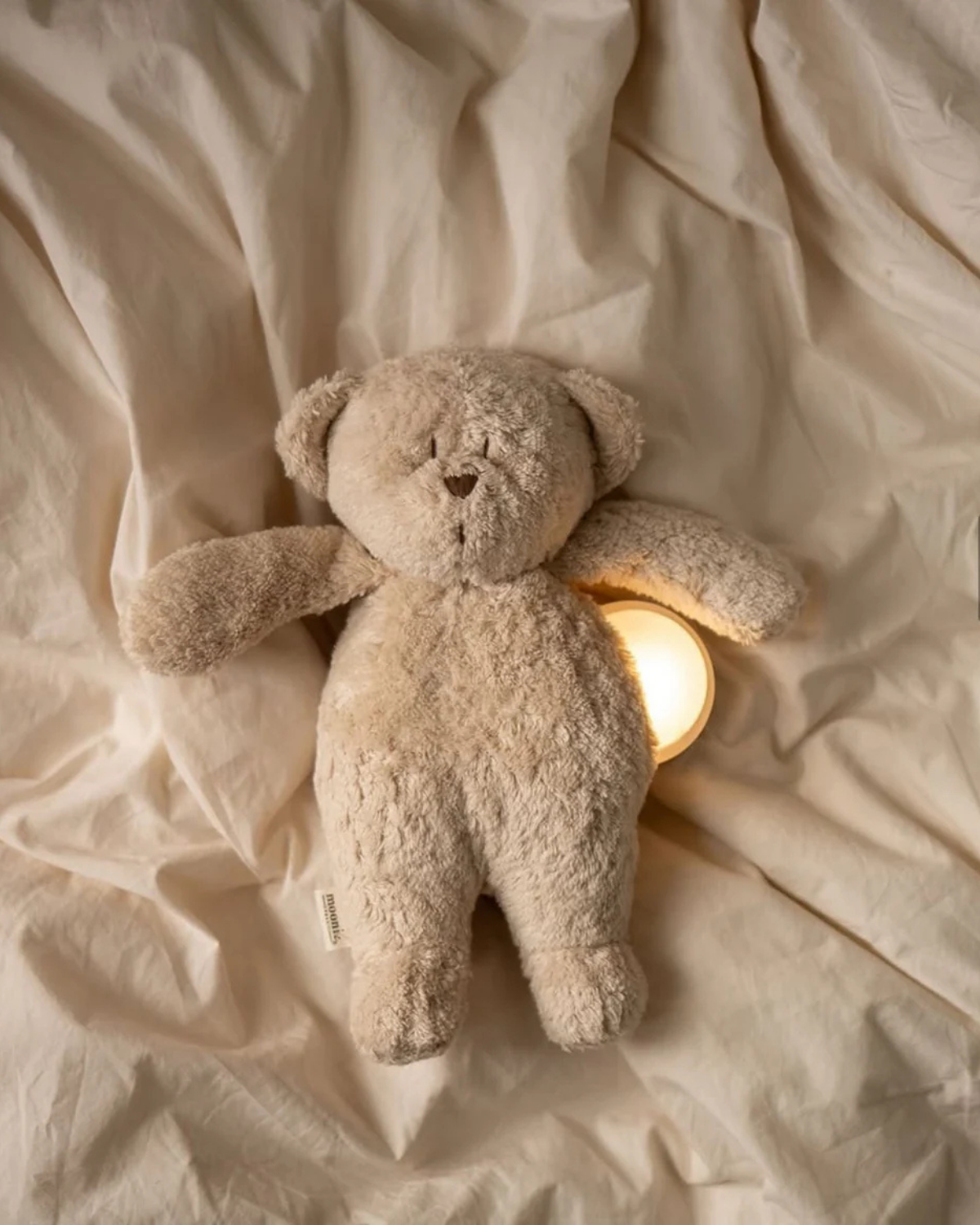 MOONIE ❘ Organic Humming Bear - Cappuccino